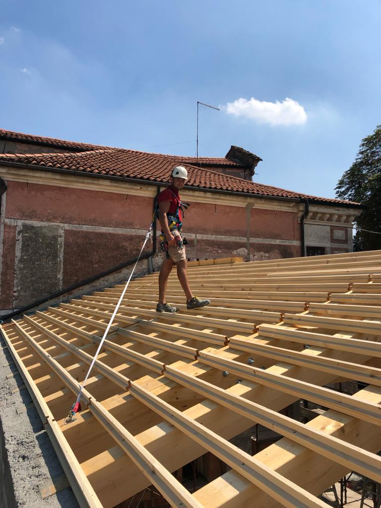 Ristrutturazione Tetto in Legno realizzato a Padova da PSK Costruzioni