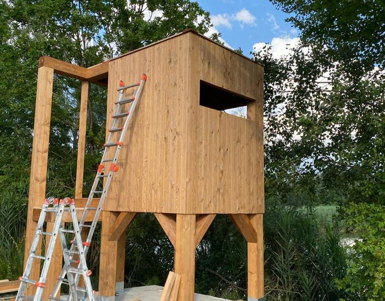 Struttura in legno all’Oasi di Noale